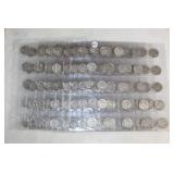 #674 Lot of 10 sheets of 20 Silver Franklin Half Dollars