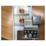 #704 New Zealand silver proof sets