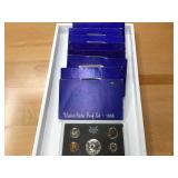 #711 Silver proof set lot