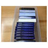 #719 US proof sets complete 1999-2011