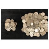 #678B Silver Dimes incl. 128 Roosevelt Silver Dimes and Mercury 