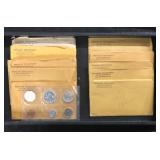 #685 Lot of 10 US Mint and Uncirculated Coin sets incl. mostly 70