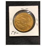 #681 Back Side of Gold Coin