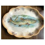 Wellsville China Fish Platter