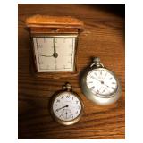 Coin Silver Pocket Watches 