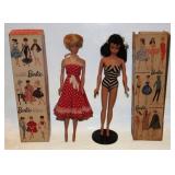 Early Mattel Barbie Dolls w/ original outfits 