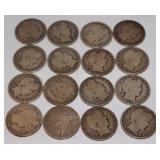 (16) Silver Barber halves