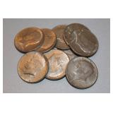 (10) 90% Kennedy halves