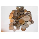 Foreign coinage some silver