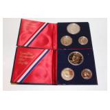 (2) US Bicentennial Silver proof sets