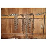 various chain sizes, binders, tensioners