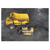 Tonka truck and crawler