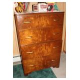 with matching 4 drawer tallboy dresser