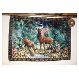 Hand woven Deer rug
