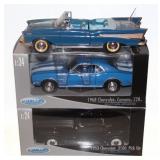 1:24 scale cars incl. 1968 Chevrolet Camaro Z 