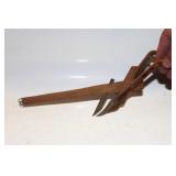 Model single bottom advertising plow