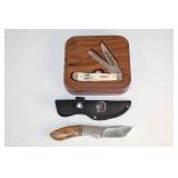 #898 Lot of 2 Rocky Mountain Elk Foundation Browning Pocket knives #898 Lot of 2 Rocky Mountain Elk Foundation Browning Pocket knives