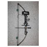 #890 HOYT REBEL-  24 LENGTH 35 STRING COMPOUND BOW 4 PIN SIGHT