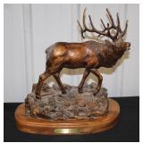 #924 Autumn Serenade by M Lee Good Elk Statue Ed. 552/1500- Timber Creek