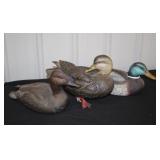 #932 Lot of 3 Duck Decoys incl. Timber Creek Whitetails Unlimited 43/350