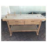 Heavy Duty Wooden Work Bench 