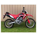 2017 Honda CRF250L Dual Sport Trail Motorcycle