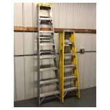 Aluminum and Fiberglass Step Ladders