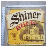 Shiner Bock TIn Sign