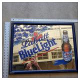 Labatt Blue Light Beer Mirror Labatt Blue Light Beer Mirror
