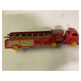 Vintage Tin Fire Truck Vintage Tin Fire Truck