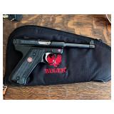 Ruger Mark III Target .322 Cal. Long Rifle Pistol w/ Case