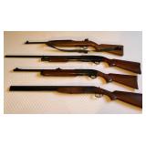 Group Photo of Newer Shotguns and M1 Carbine