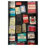 Vintage Cigarette Boxes and Lighters