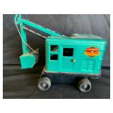 Lumar Contractors Tin Litho excavator toy Lumar Contractors Tin Litho excavator toy