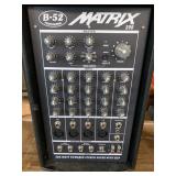 B-52 Professional Matrix 200-watt Stereo Mixer With DSP B-52 Professional Matrix 200-watt Stereo Mixer With DSP