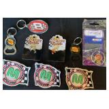 NASCAR Patches, Key Chain, etc.