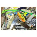Group of Fishing Lure Spoons Group of Fishing Lure Spoons