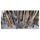 Large Quantity of Fishing Poles Large Quantity of Fishing Poles