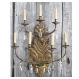 Lot #57 Antique Italian Candle Arm Wall Sconce Lot #57 Antique Italian Candle Arm Wall Sconce