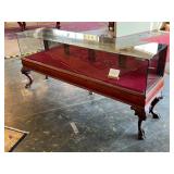 Lot #29 Colonial Revival Birch Claw Foot Display 1 Lot #29 Colonial Revival Birch Claw Foot Display 1