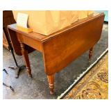 Lot #106 Antique Drop Leaf Table