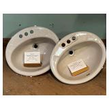 Lot #77 (2) Vintage Kohler Porcelain Sinks Lot #77 (2) Vintage Kohler Porcelain Sinks