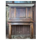 Lot #27 Antique Arts and Crafts Full Mantle