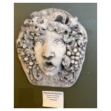 Lot #240 Reproduction Bacchus Face Medallion Lot #240 Reproduction Bacchus Face Medallion