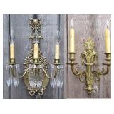 Lot #58 (2) Wall Sconces incl. Louis XVI Style