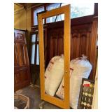 Lot #230 Solid Exterior Oak Sash Finished Door