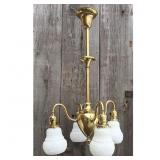 Lot #46 Colonial Revival Four Arm Ceiling Fixture