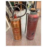 Lot #306 (2) Antique Fire Extinguishers