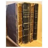 Lot #241 Large Antique Harpers Weekly Book Lot