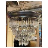 Lot #221 Crystal Chandelier Lot #221 Crystal Chandelier